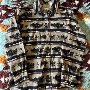 Vintage Wrangler Button Up